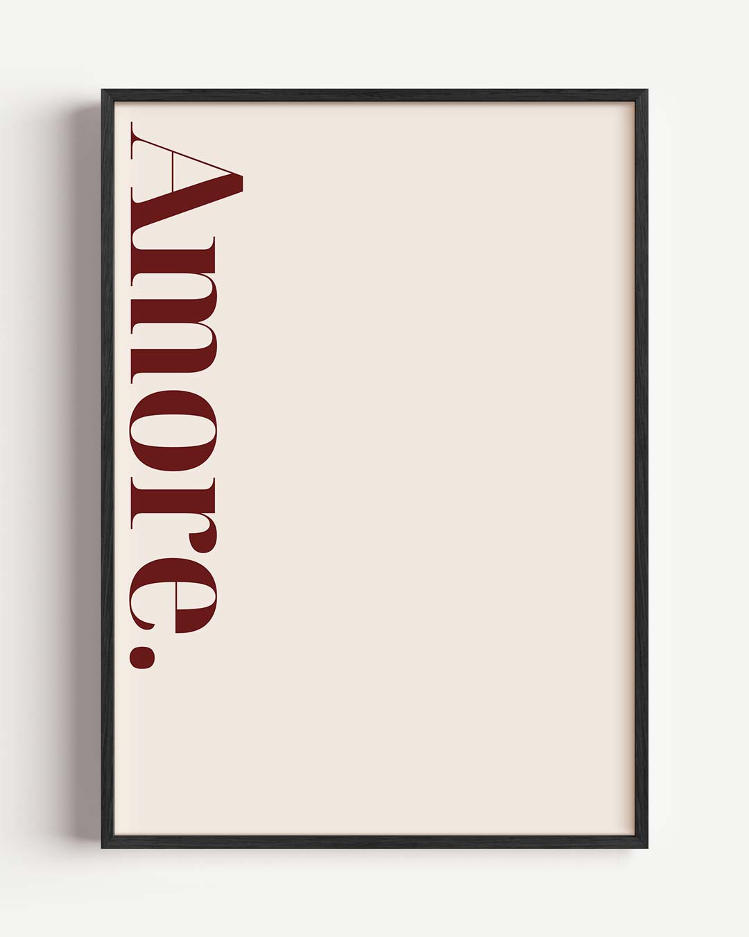 Amore Minimalistische Poster