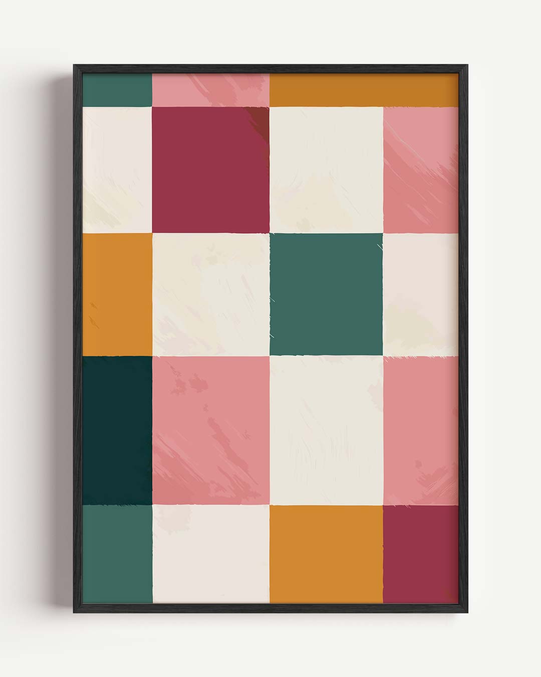 Kleurrijke Geometrische Blokposter