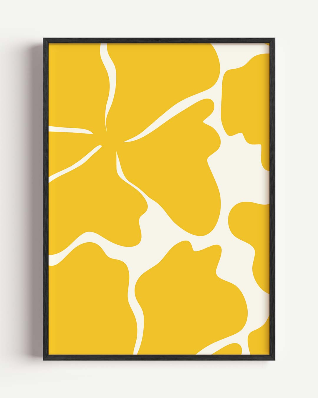 Stralende Bloemenprint Poster