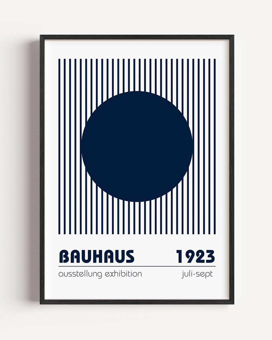 Cirkel en lijnen Poster