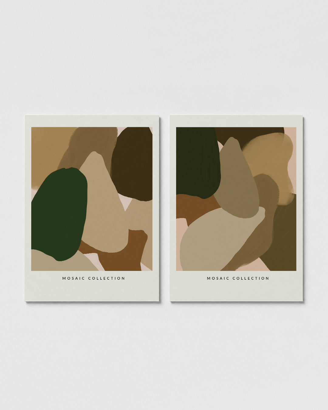 Vorm en kleurenspel Posterset