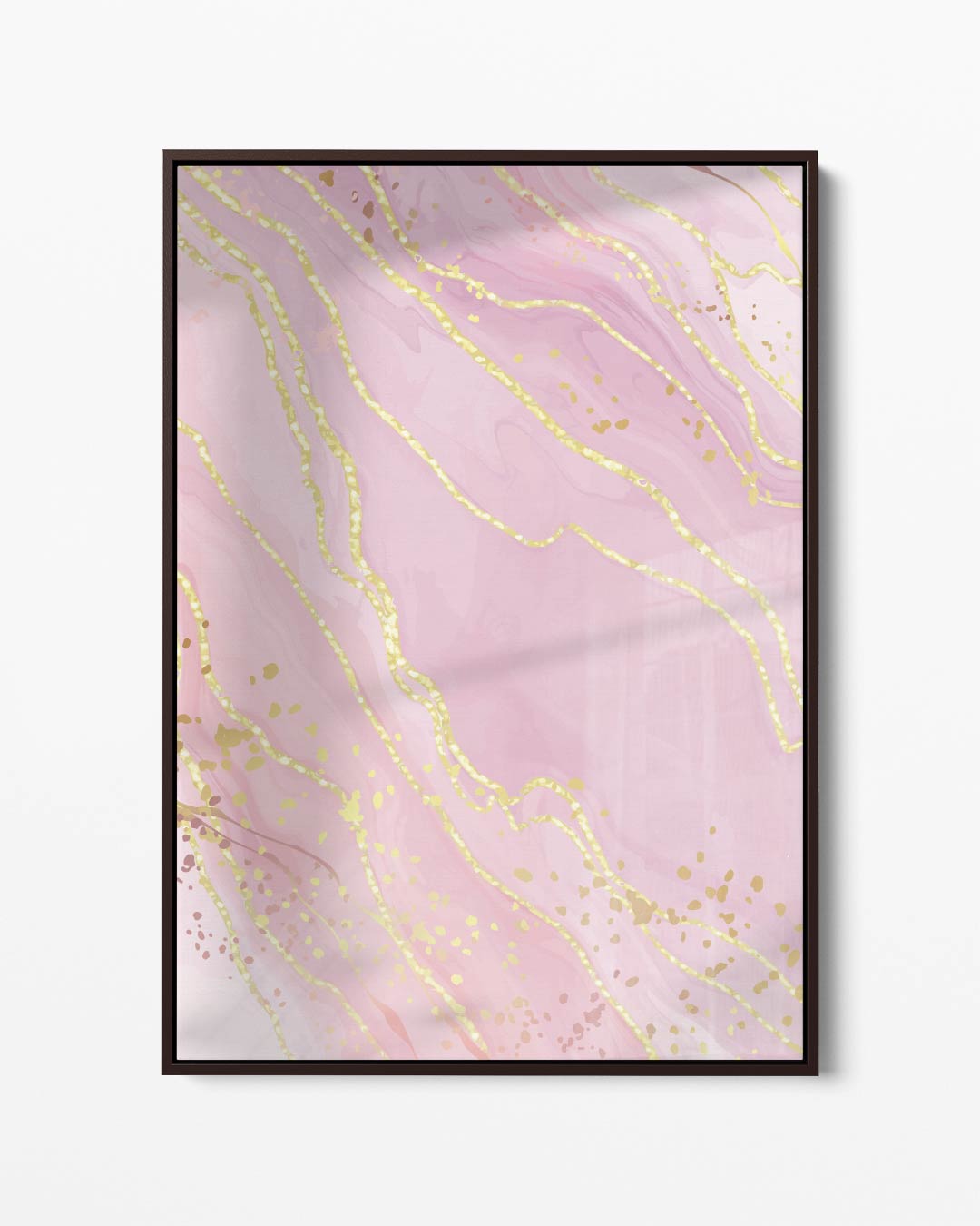 Dromerige Marmeren Abstractie Kunstwerk-canvas-dibond-plexiglas-wanddecoratie-WallArtistic