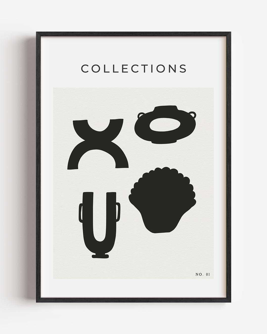 Abstracte Vormen Collectie Poster-WallArtistic