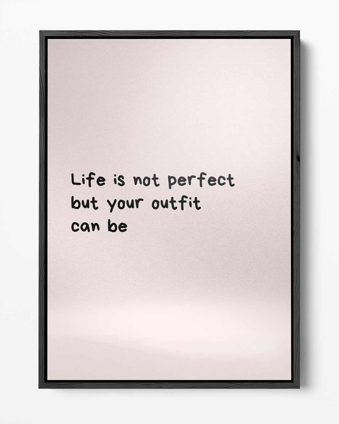 Perfecte Outfit Inspiratie Poster Kunstwerk-canvas-dibond-plexiglas-wanddecoratie-WallArtistic