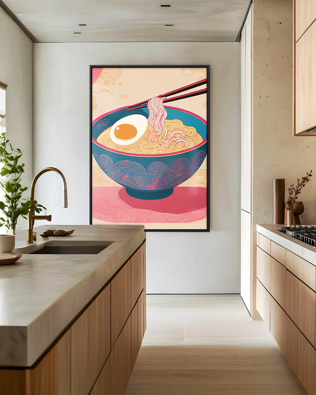 Stijlvolle Ramen Illustratie Kunstwerk-canvas-dibond-plexiglas-wanddecoratie-WallArtistic