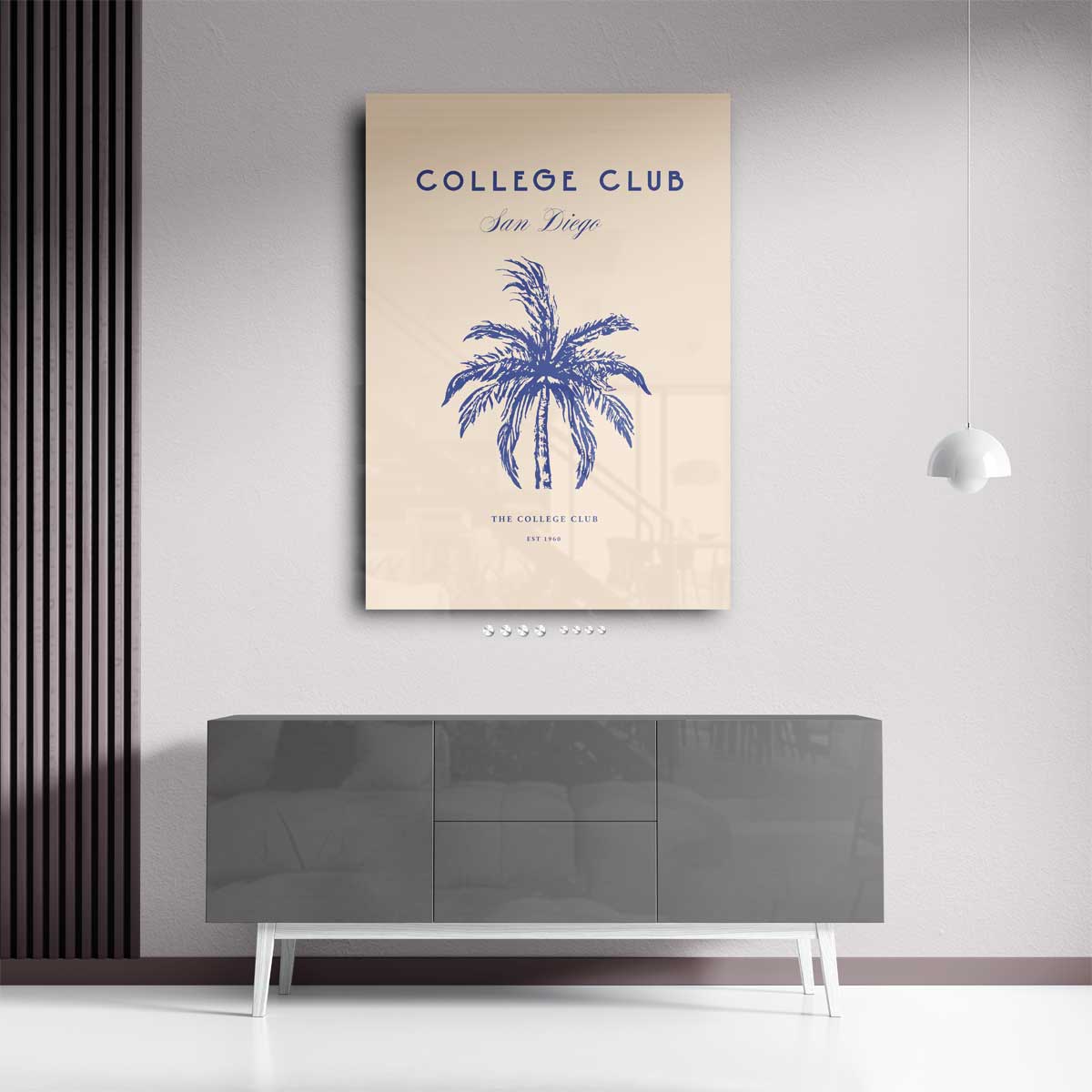 College Club San Diego Poster