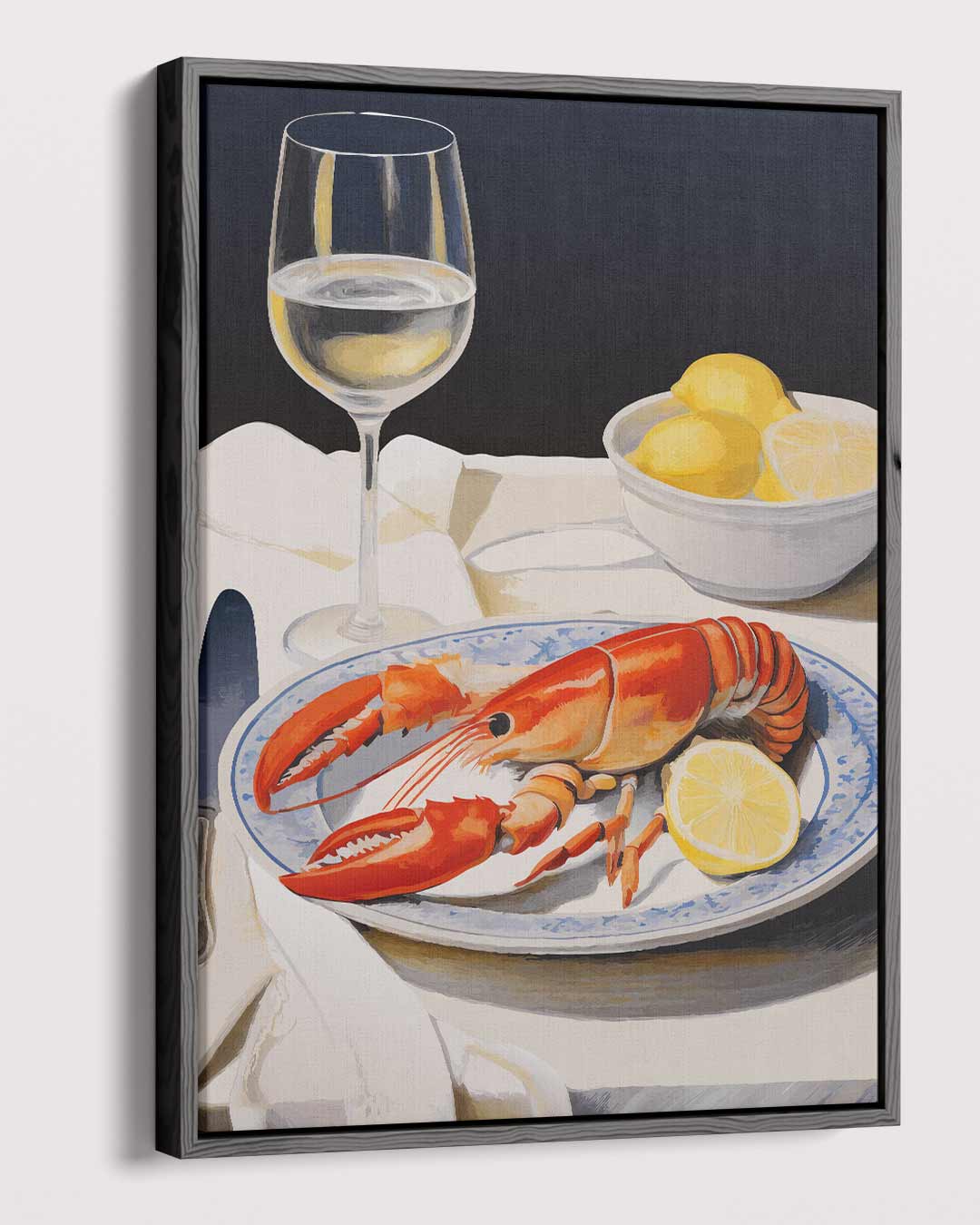 Zeebanket Stillleven Kunstwerk-canvas-dibond-plexiglas-wanddecoratie-WallArtistic