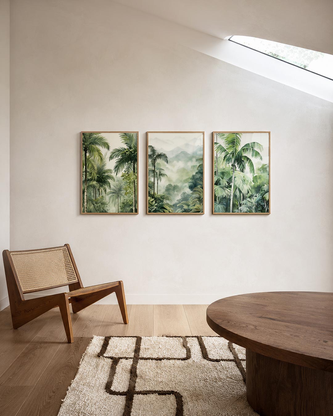 Groene palmritmes Posterset