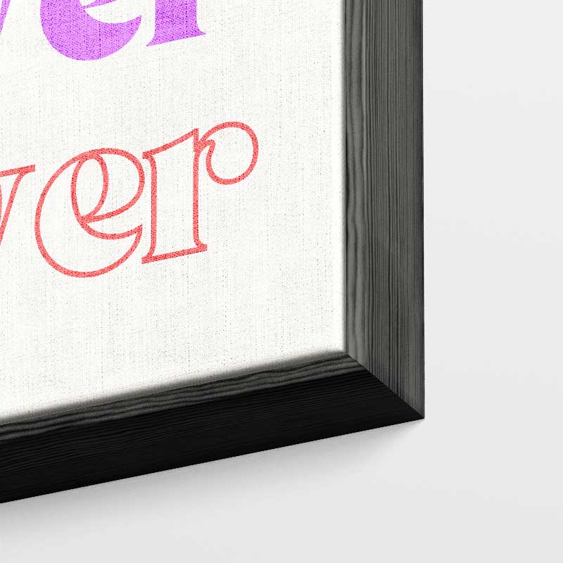 Kleurrijke Typografie Kunstwerk-canvas-dibond-plexiglas-wanddecoratie-WallArtistic