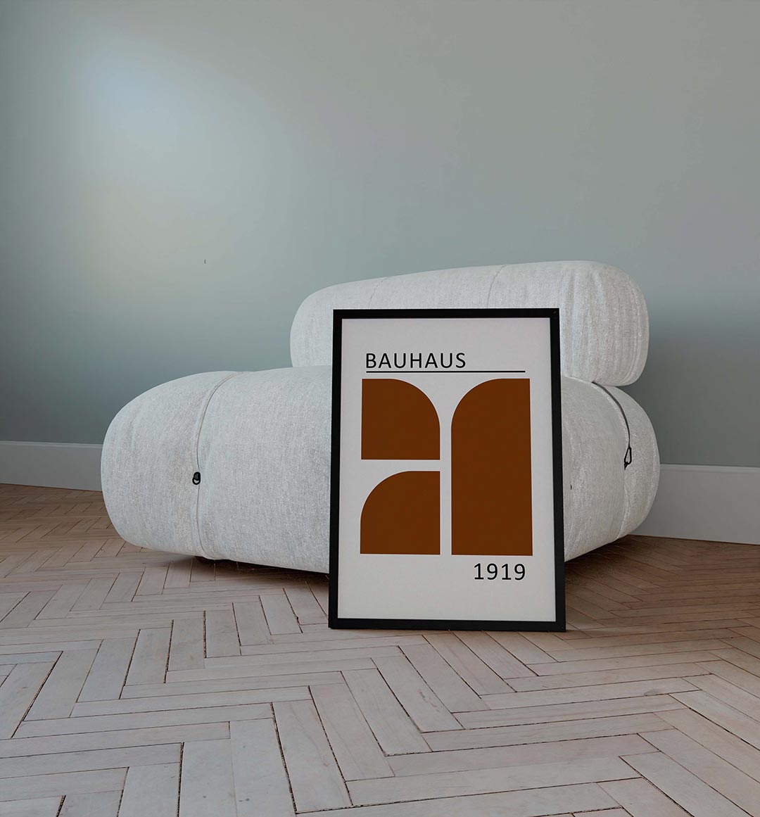 Vorm en lijnenspel Poster