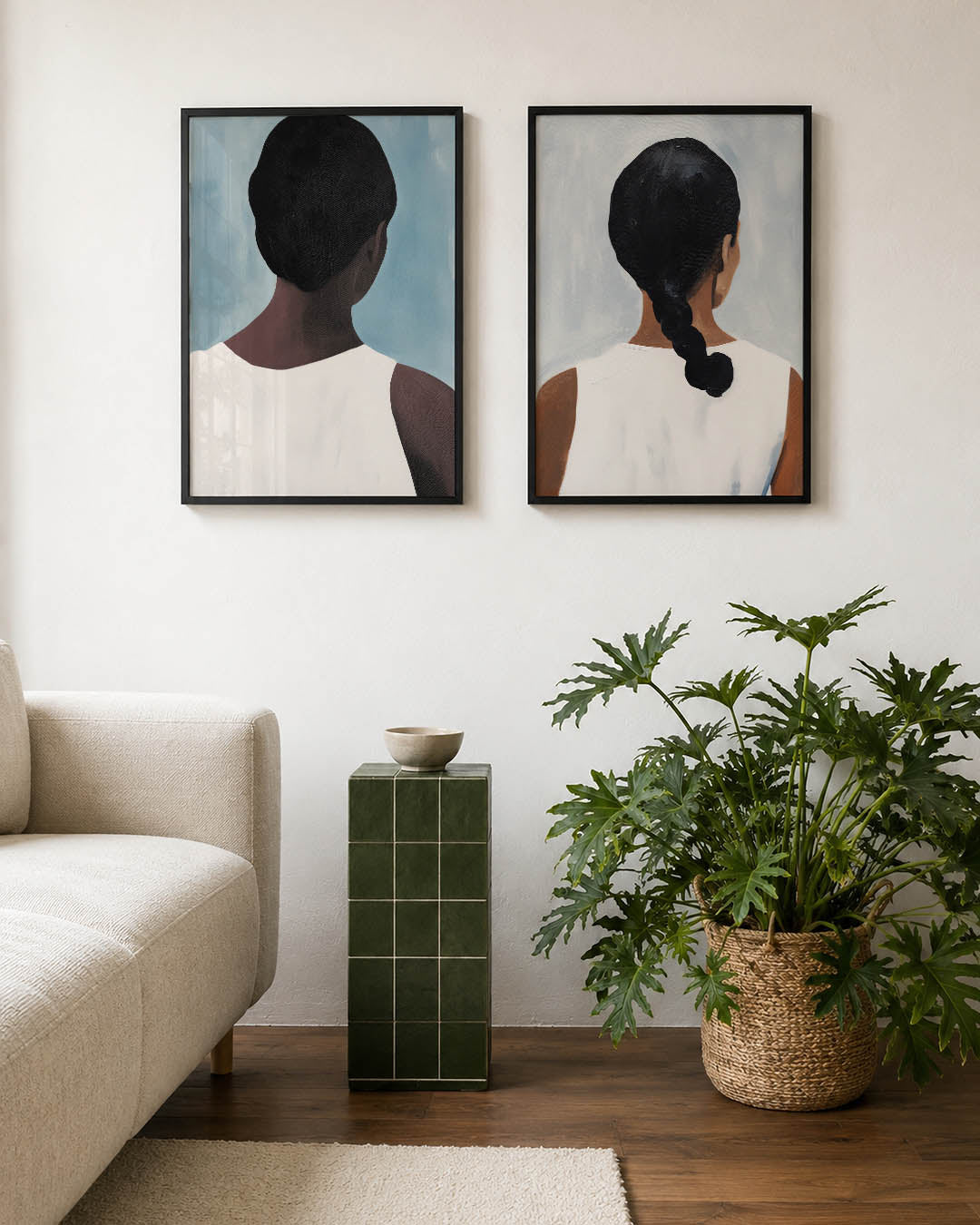 Rustige achterzijde Posterset