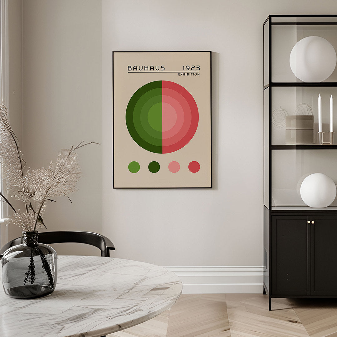 Cirkelvormen en kleur Poster