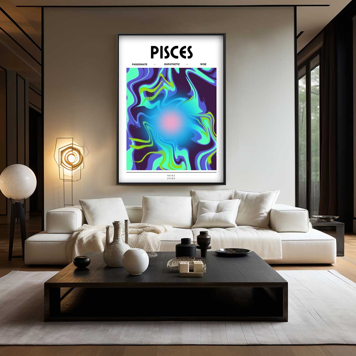 Abstract kunstwerk Kunstwerk-canvas-dibond-plexiglas-wanddecoratie-WallArtistic