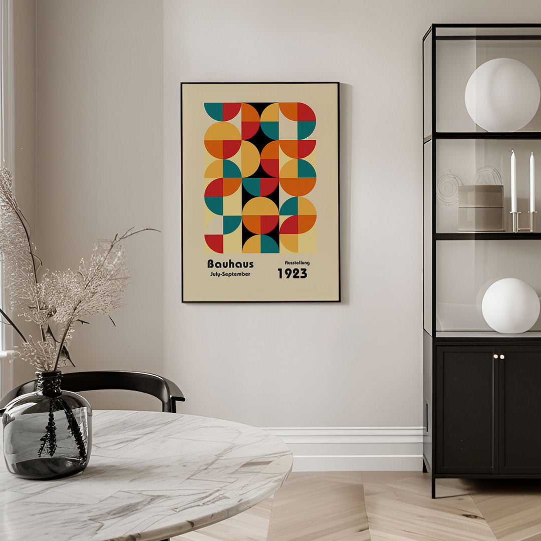 Vormritme en kleur Poster