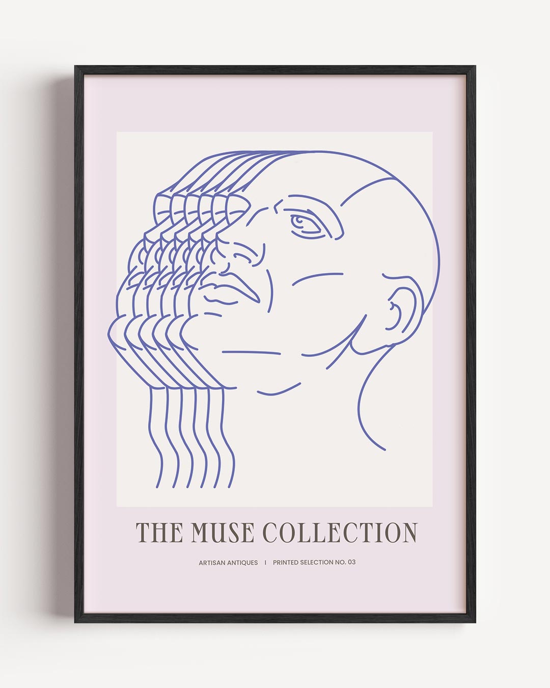 Moderne Kunstposter "The Muse Collection Poster-WallArtistic