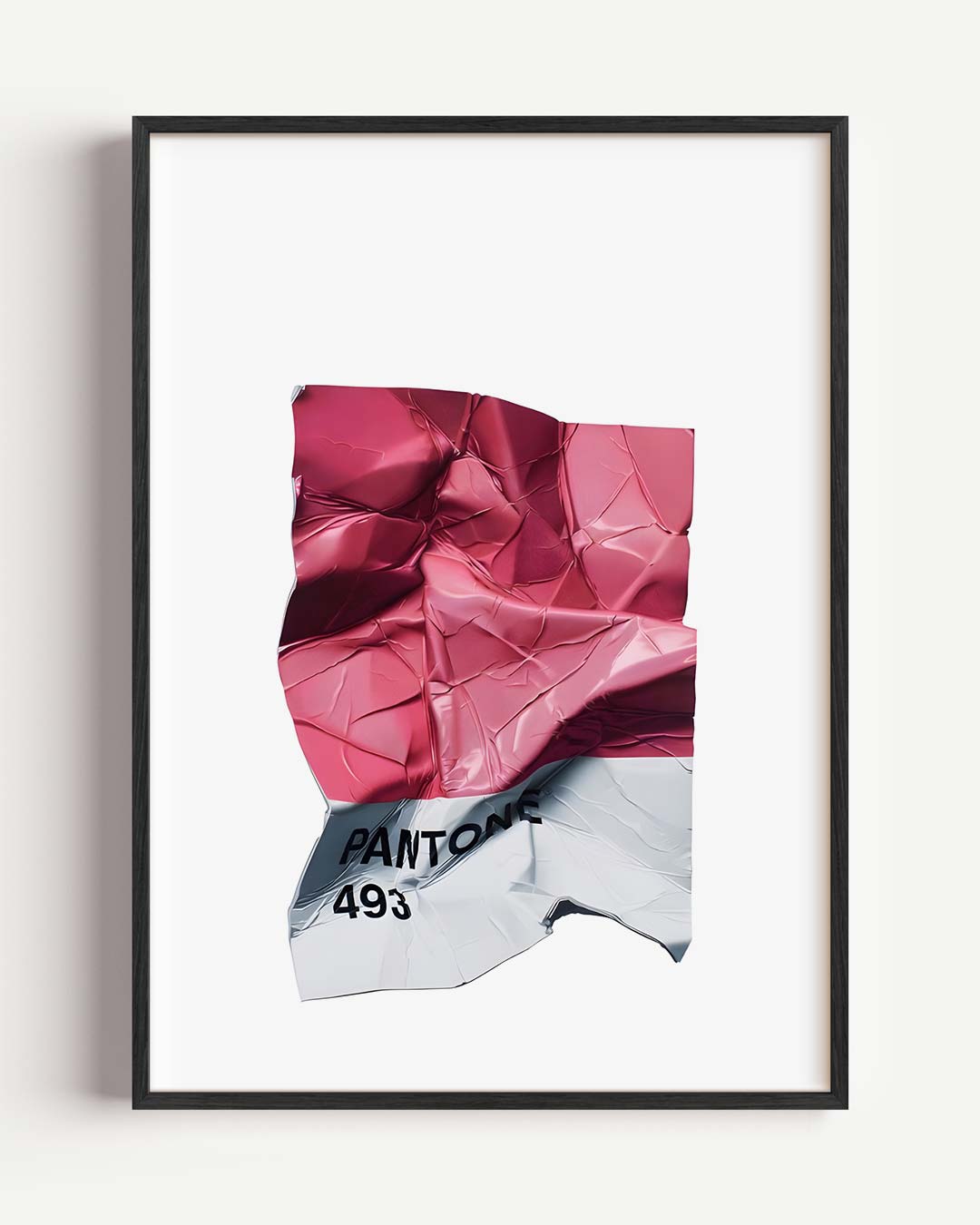 Moderne Abstracte Roze Poster