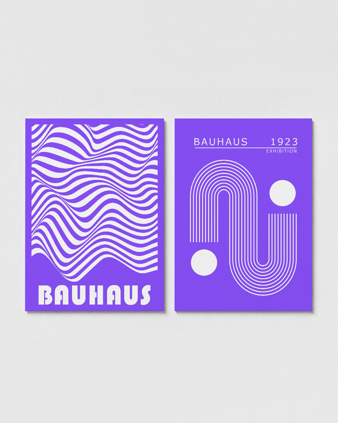 Golvend lijnenspel Posterset