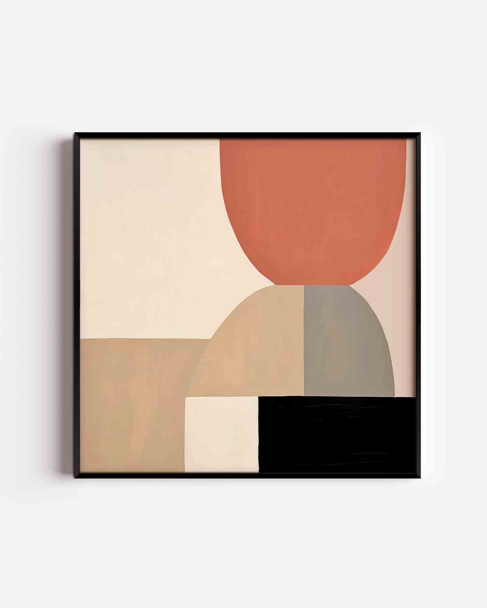 Abstracte vormen Poster
