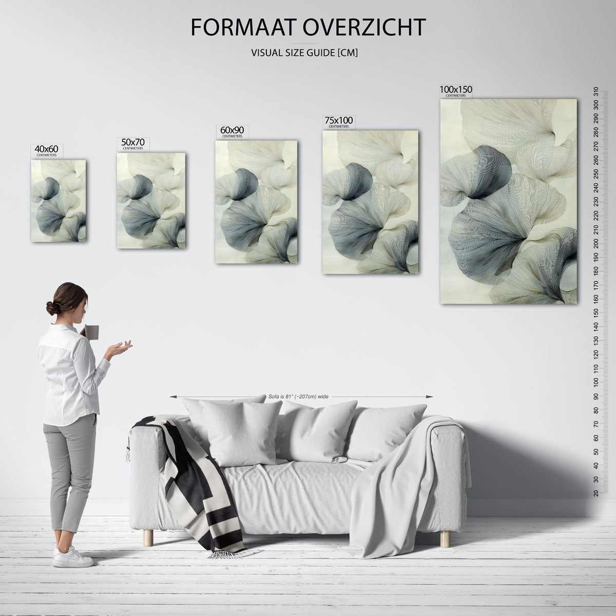 Organische lijnen Kunstwerk