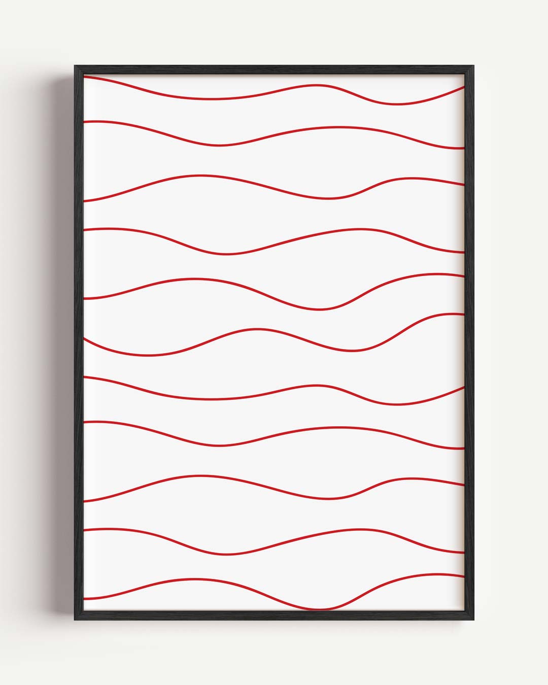 Golvende Lijnen Design Poster