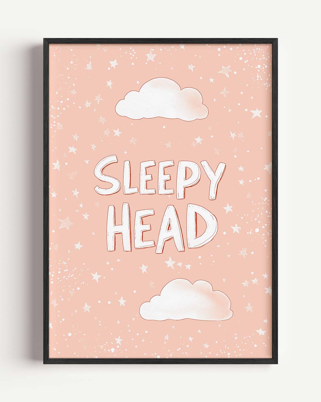 Dromerige "Sleepy Head" Poster