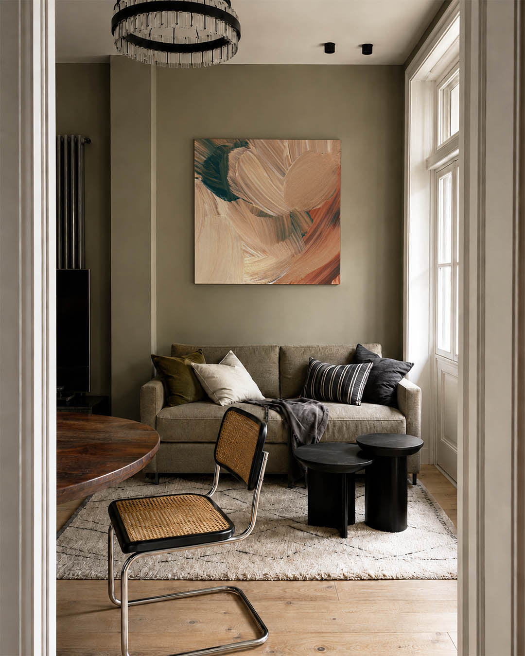 Penseelstreken Kunstwerk