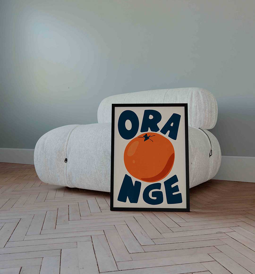 Orange fruit Poster
