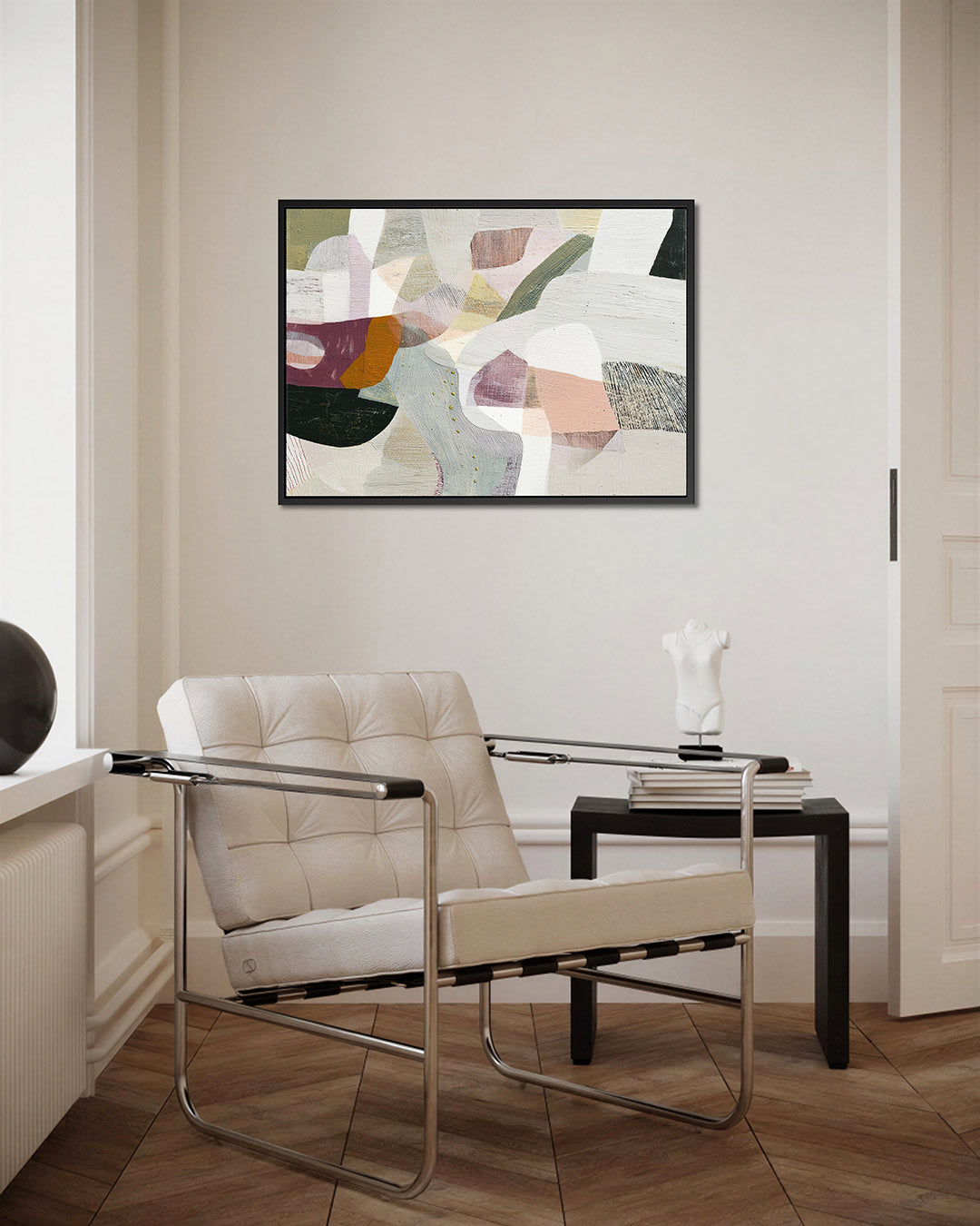 Organische vormen compositie Kunstwerk