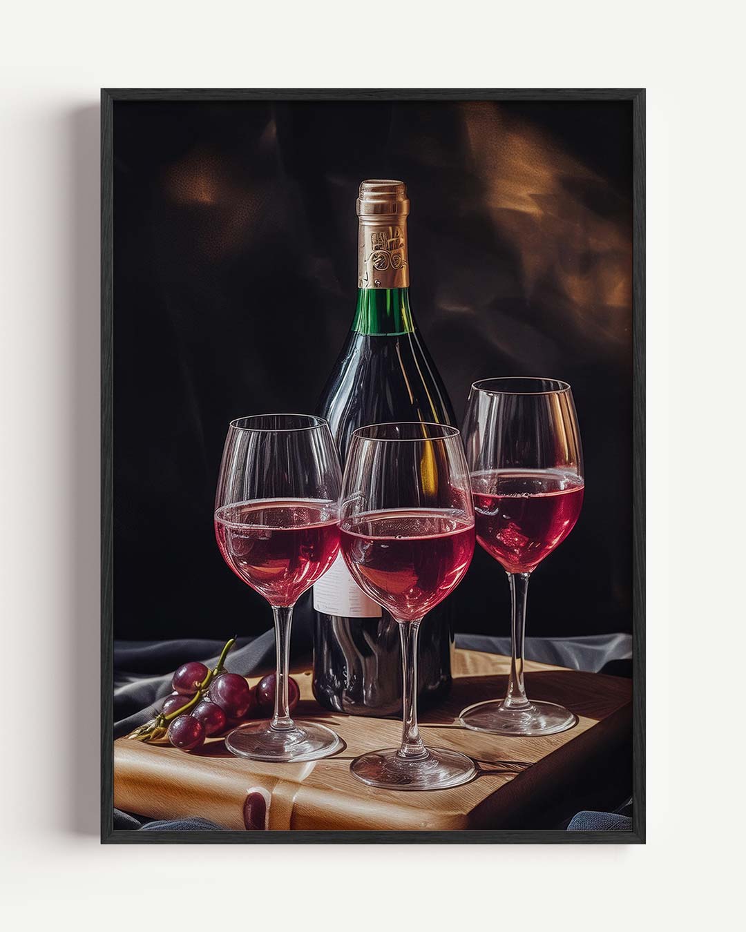 Elegante Wijntijd Poster