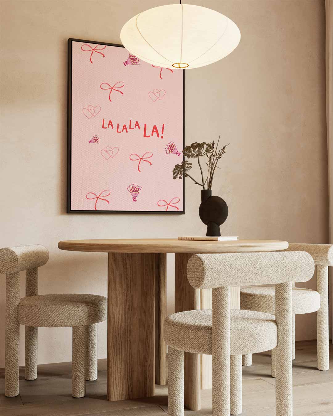 Romantische Blos Boodschap Kunstwerk-canvas-dibond-plexiglas-wanddecoratie-WallArtistic