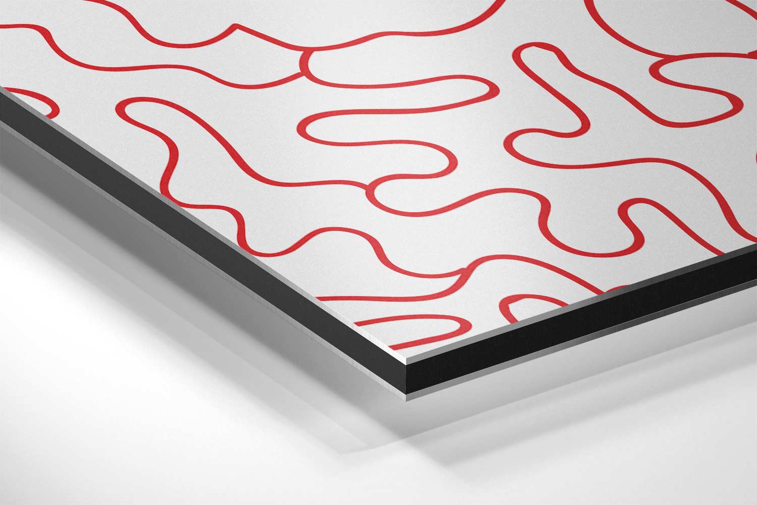 Dansende Lijnen Kunstwerk-canvas-dibond-plexiglas-wanddecoratie-WallArtistic