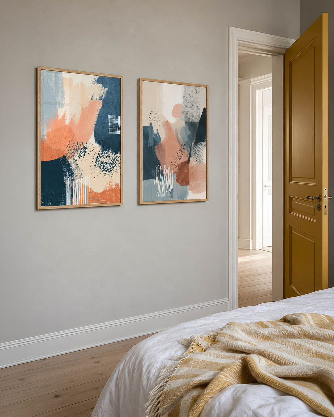 Kleurvlakken en lijnen Posterset