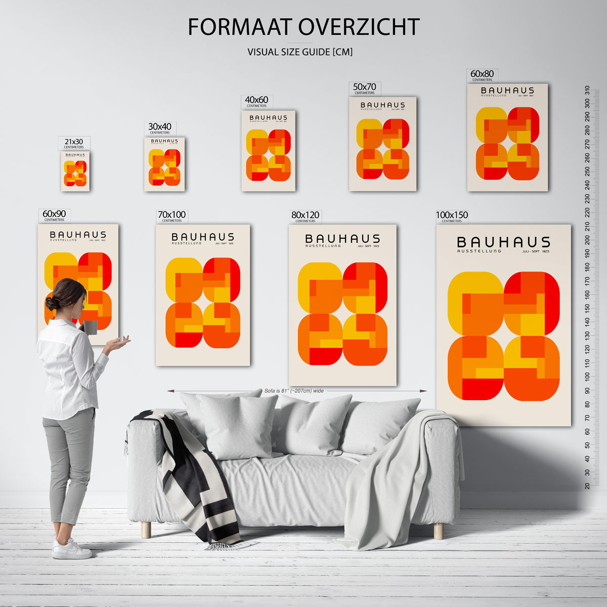 Vormen en vlakken Poster