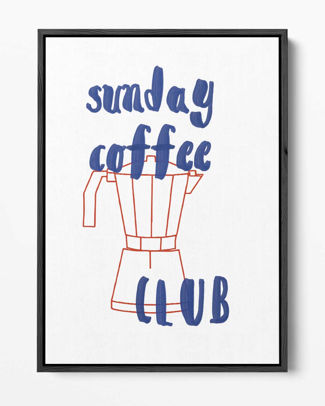 Sunday Coffee Club Poster