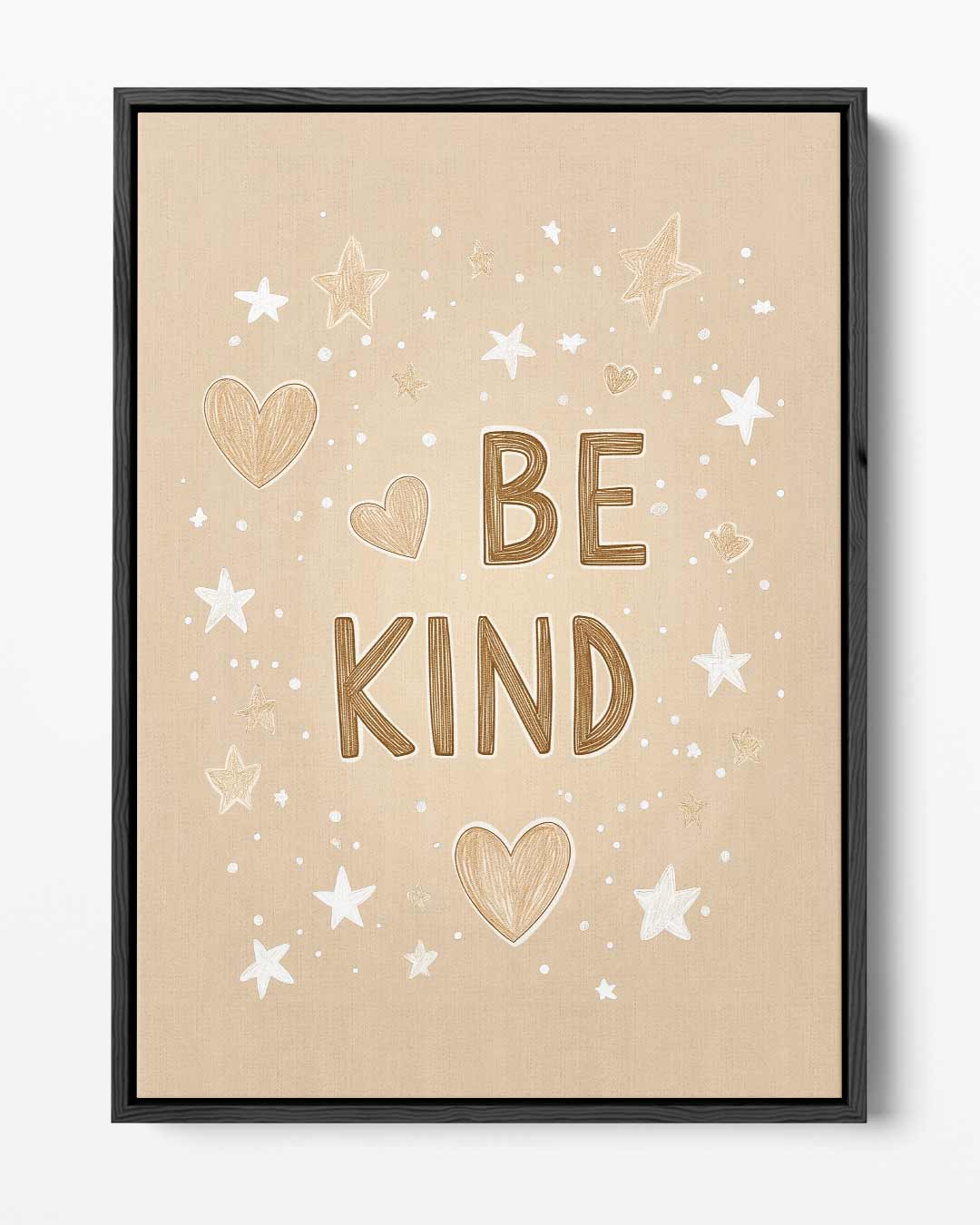 Be Kind Poster Kunstwerk-canvas-dibond-plexiglas-wanddecoratie-WallArtistic