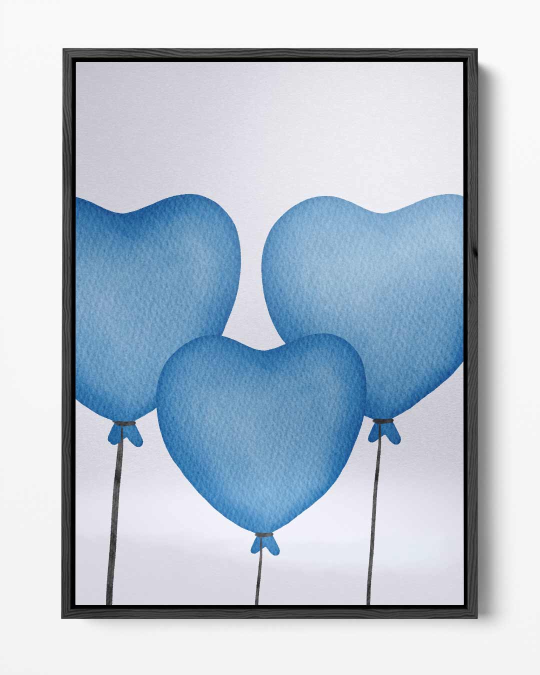 Hart Ballonnen in de Lucht Kunstwerk-canvas-dibond-plexiglas-wanddecoratie-WallArtistic