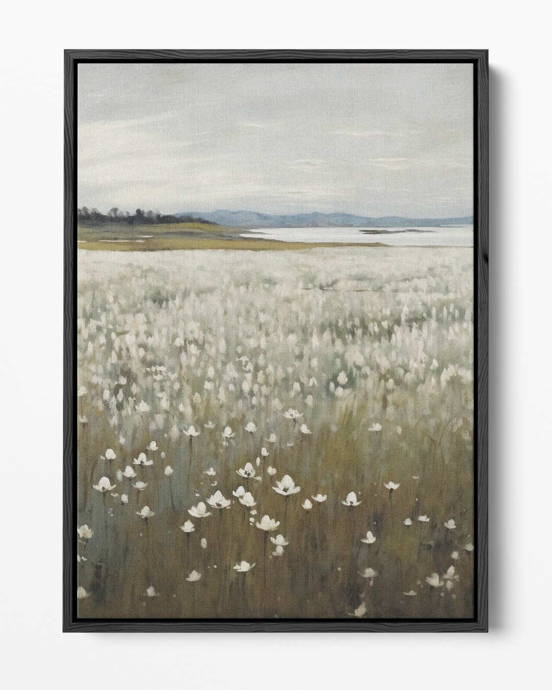 Bloemenzee bij de Zee Kunstwerk-canvas-dibond-plexiglas-wanddecoratie-WallArtistic