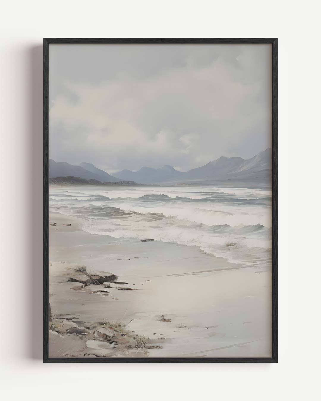 Rustige Strandtafereel Poster