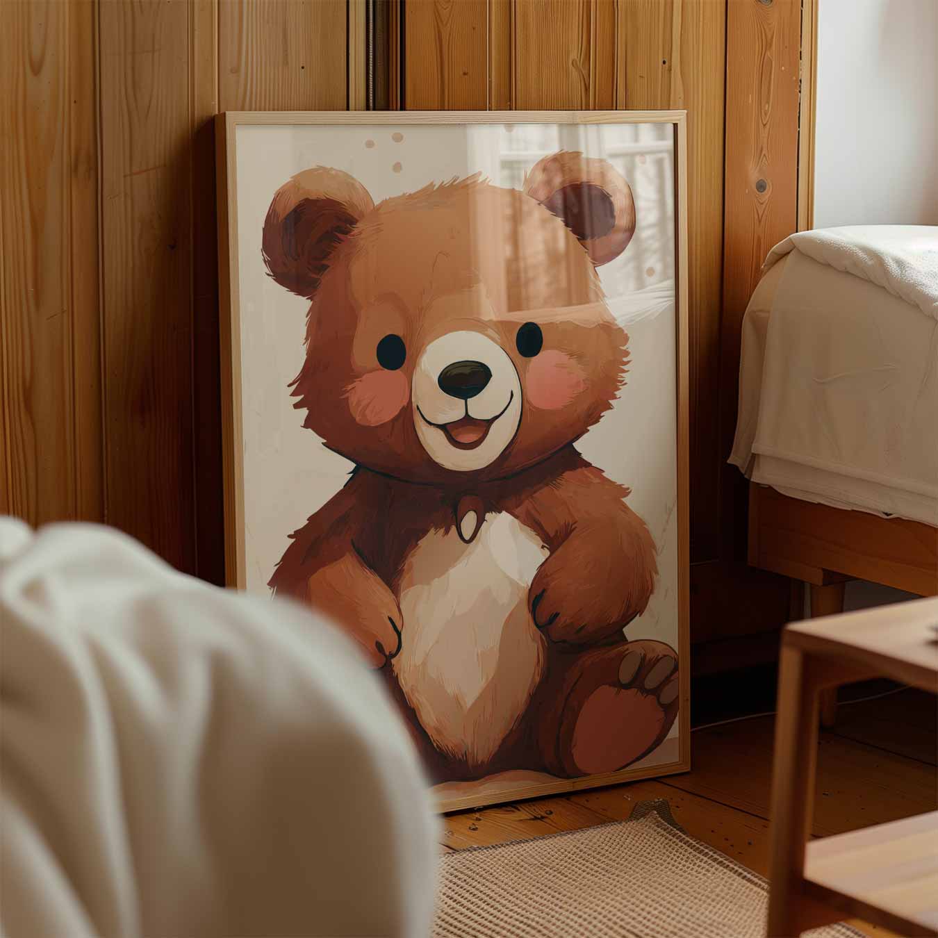 Knuffelbeer Dromerige Poster