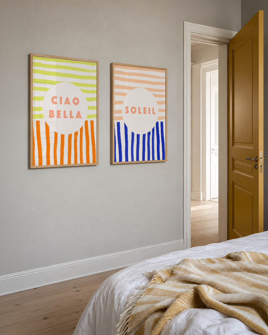 Strepen en cirkel Posterset