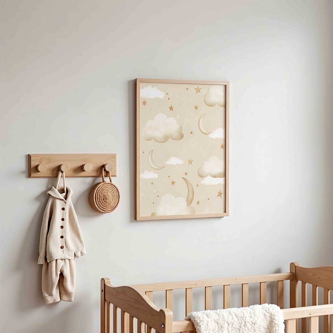 Wolken en sterren Poster