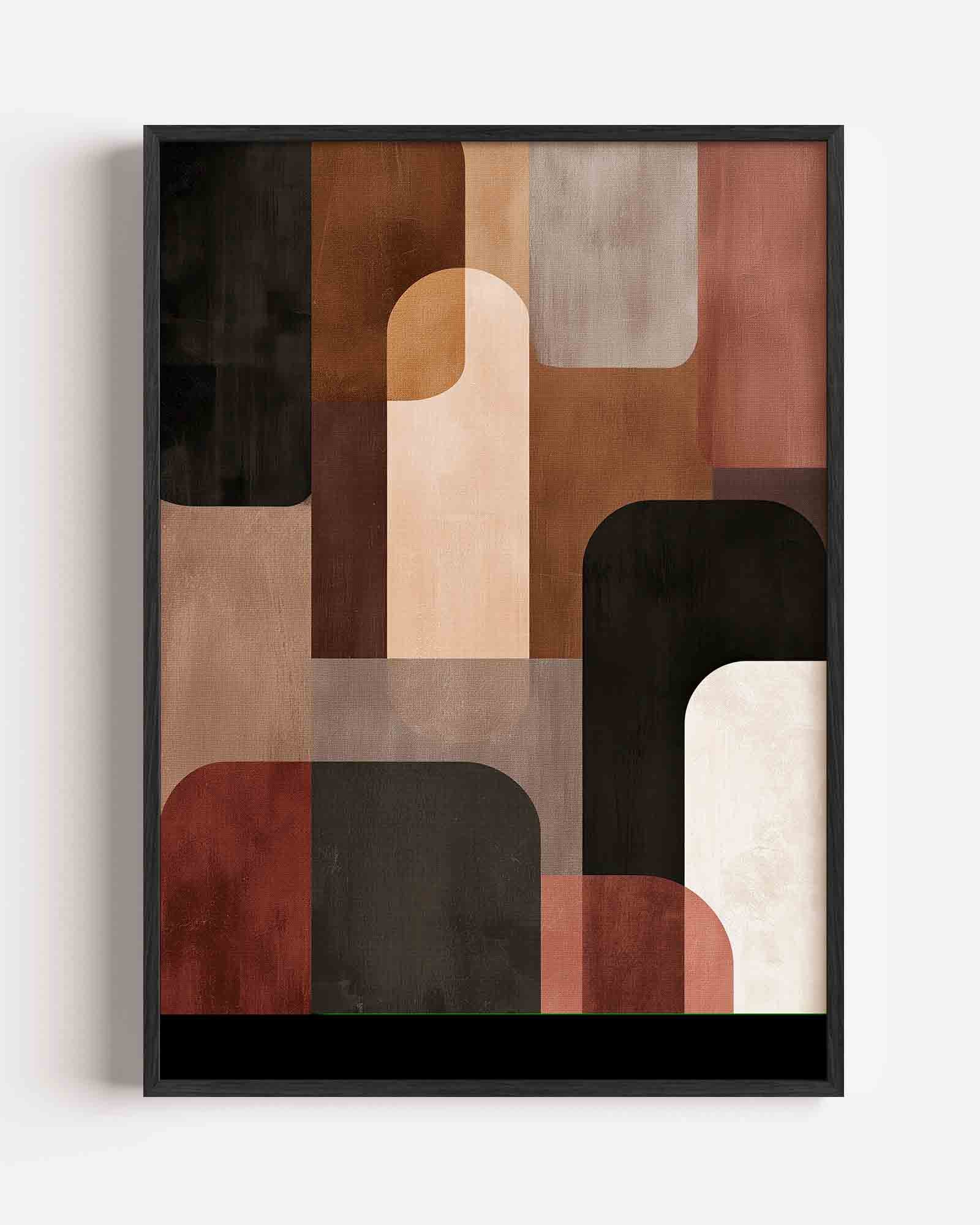 Abstracte vormen Poster
