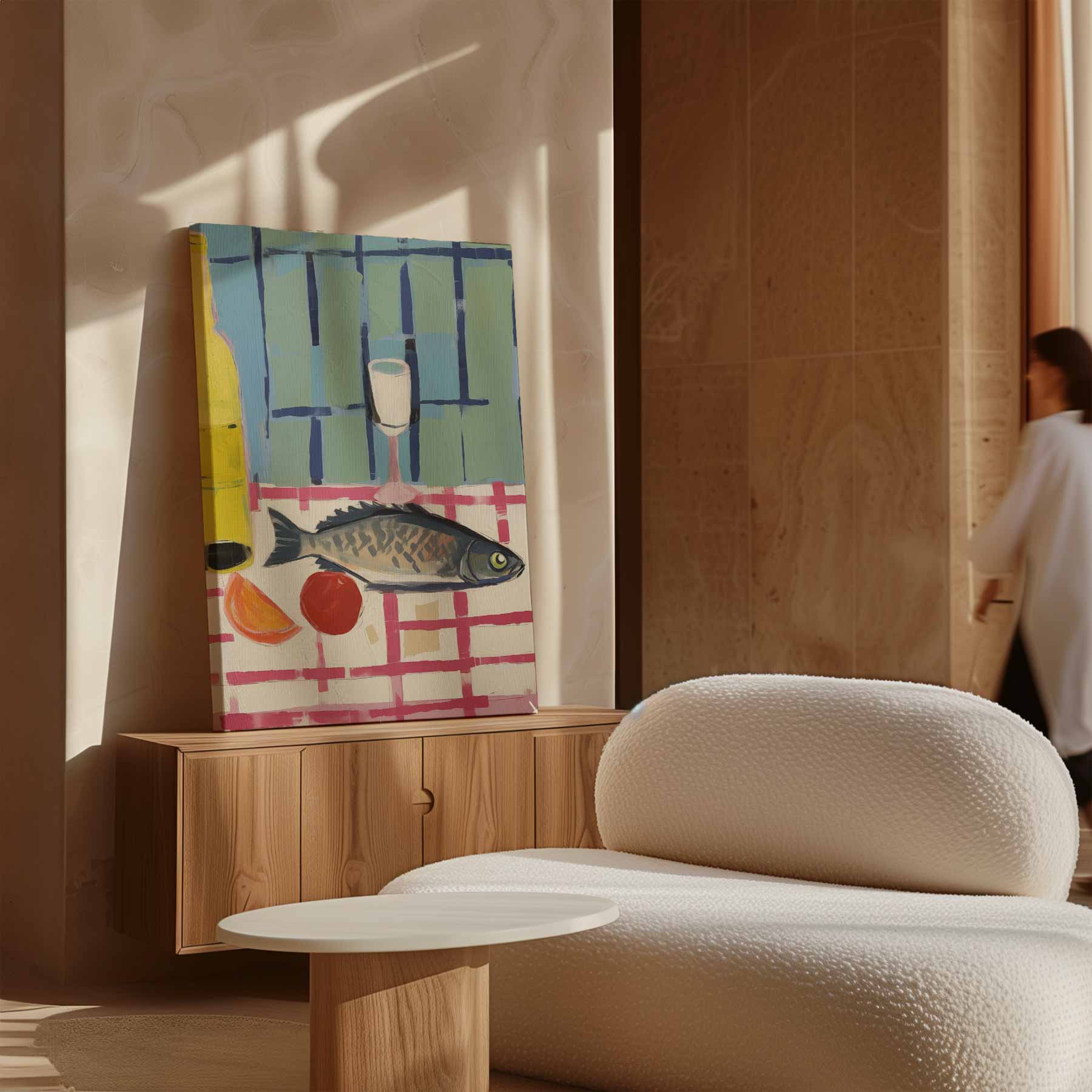 Mediterrane Tafereel Kunstwerk-canvas-dibond-plexiglas-wanddecoratie-WallArtistic