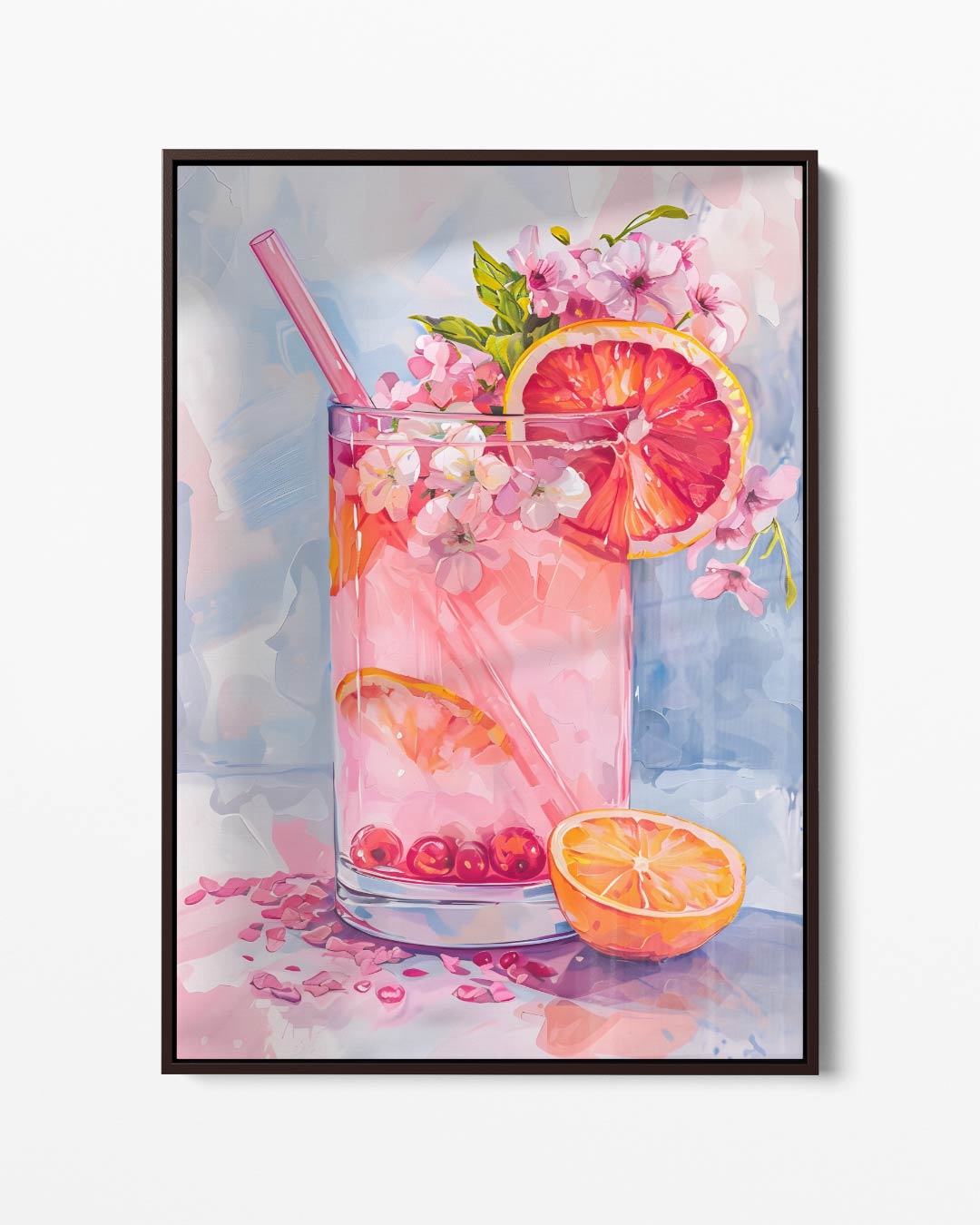 Verfrissende Citrus Illusie Kunstwerk-canvas-dibond-plexiglas-wanddecoratie-WallArtistic
