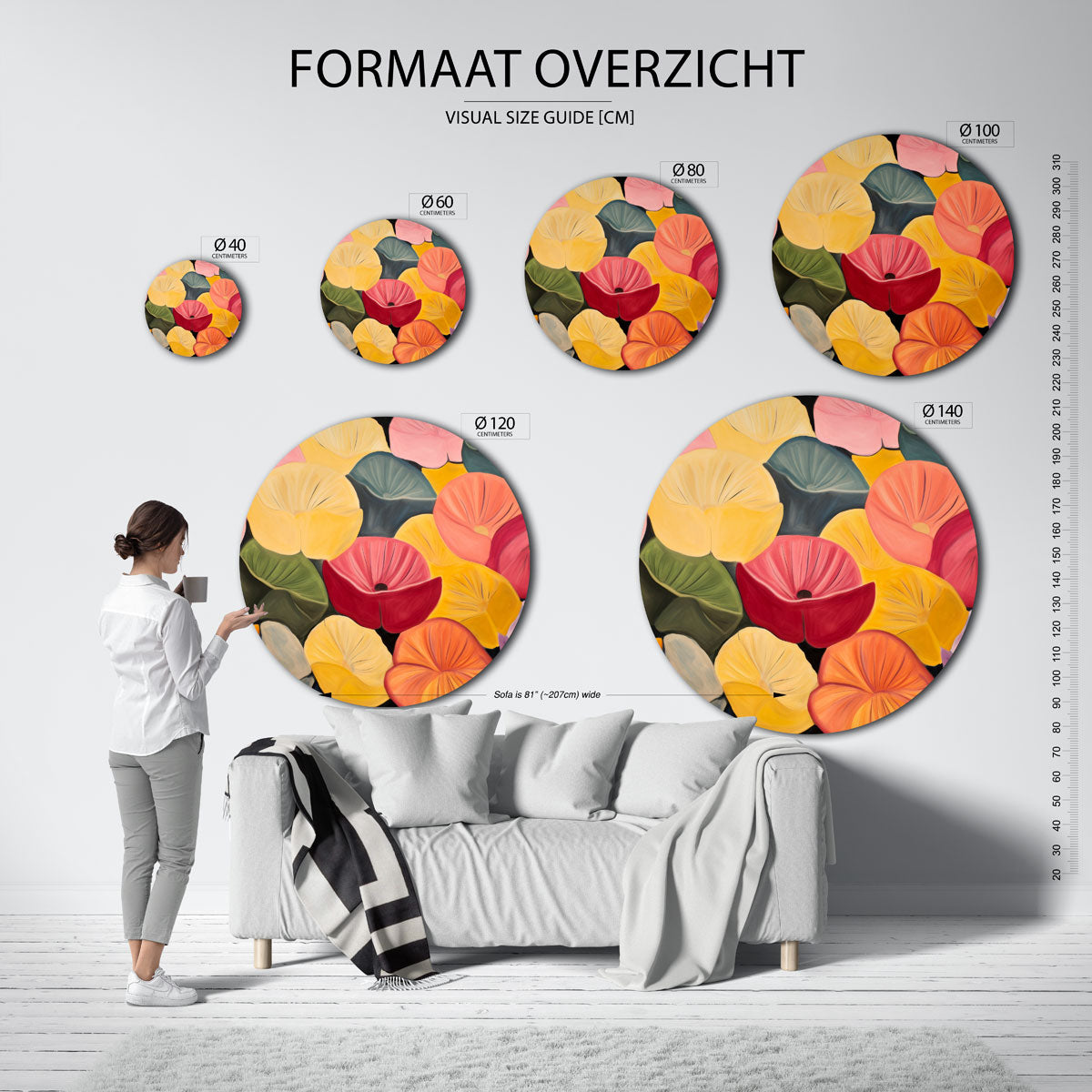 Bloemenpracht Muurcirkel