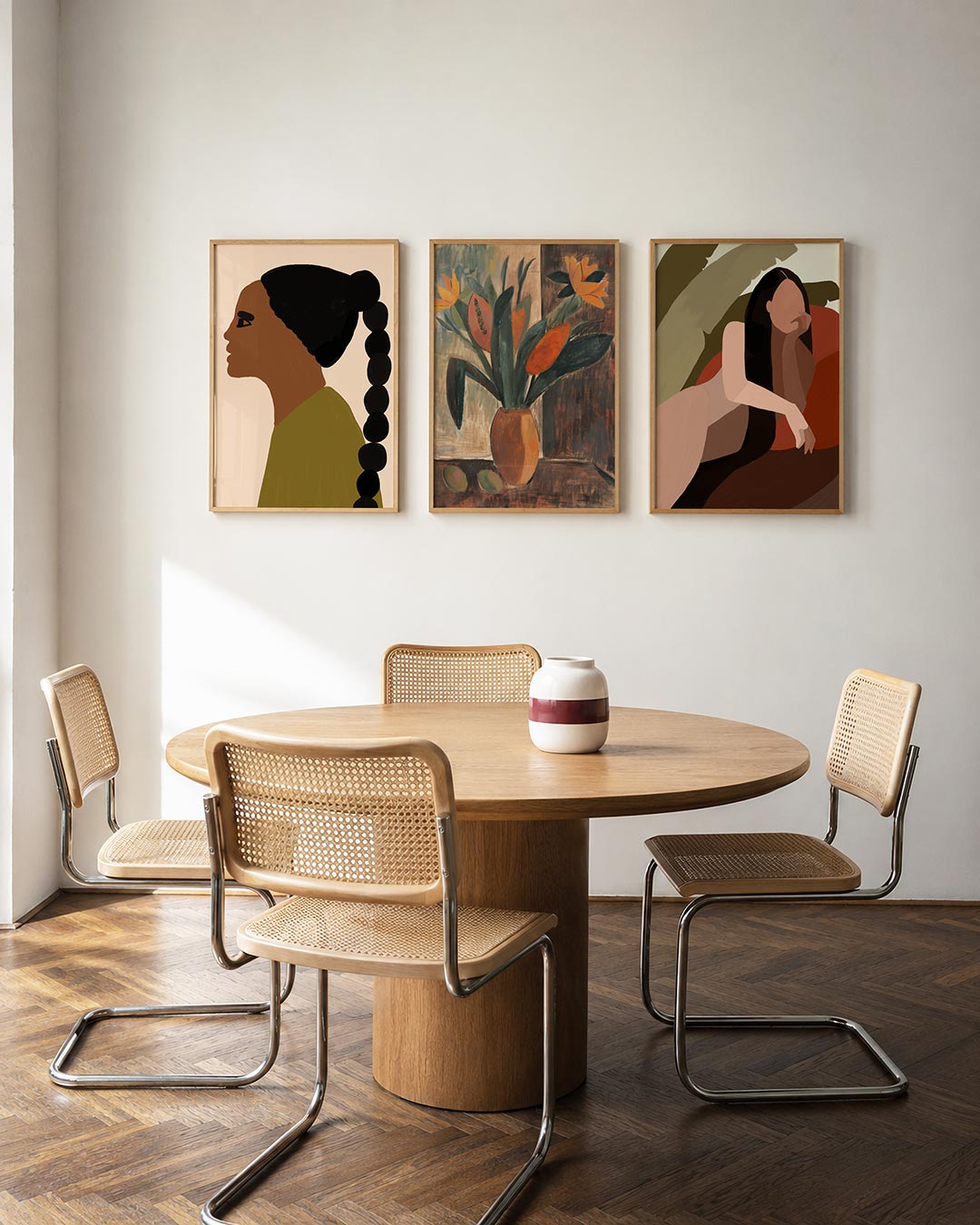 Vorm en silhouet Posterset