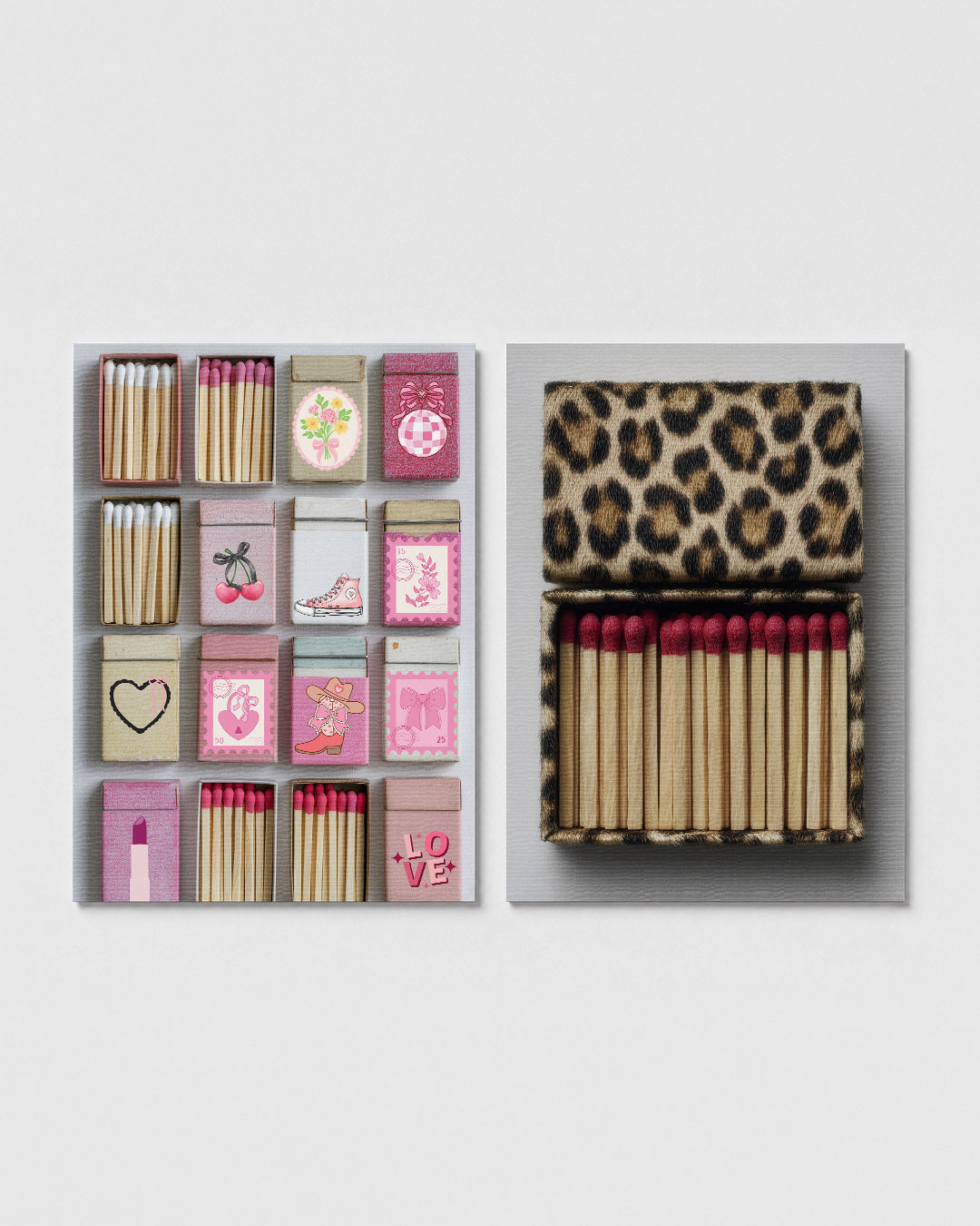 Speelse kleurenmix Posterset