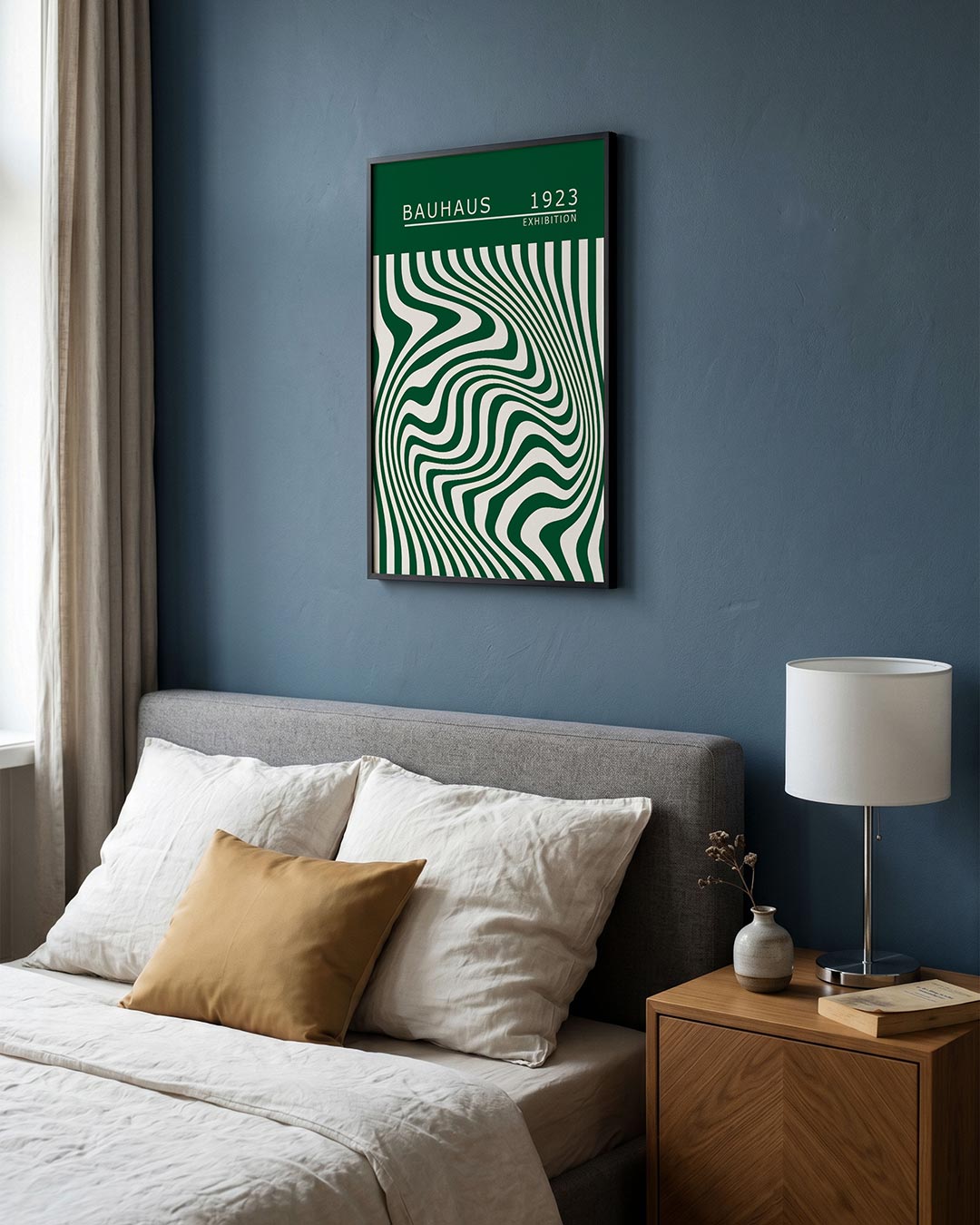 Golvend lijnenspel Poster