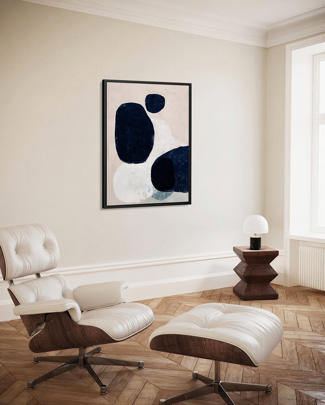 Organische vormen compositie Kunstwerk