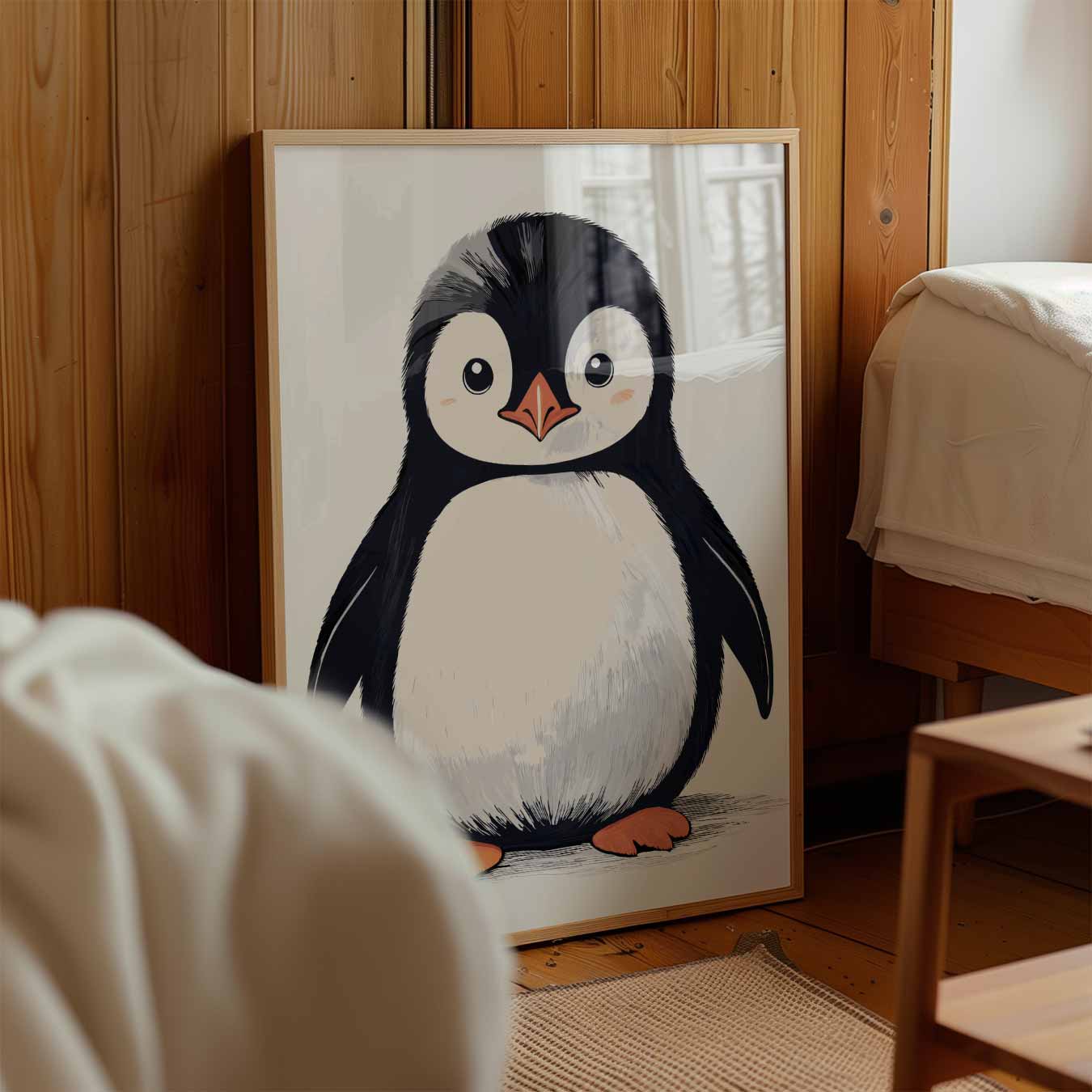 Schattige Pinguïn Illustratie Poster